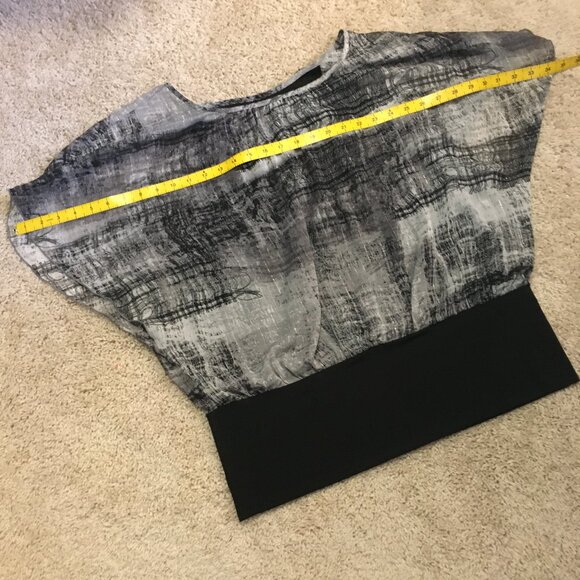 Ispiri Abstract Print 2 in 1 Flutter Sleeve & Tank Top - Picture 13 of 16